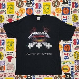 Metallica Master of Puppets Black T-Shirt